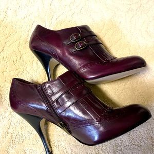 Enzo leather Heels